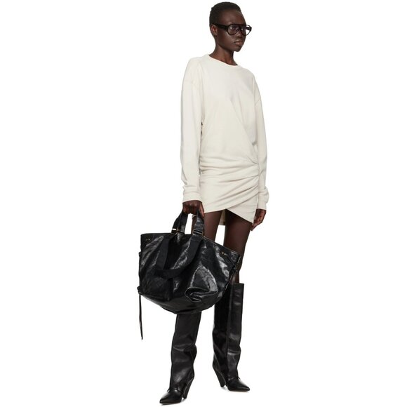 Isabel Marant Etoile Pipper Dress in Ecru 38 New Womens Mini Sweatshirt - Picture 11 of 16